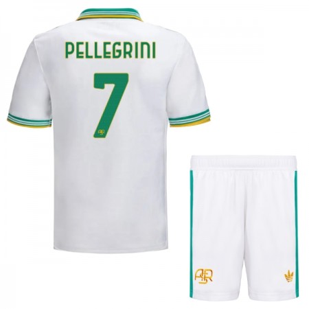 Jalkapallo Pelipaidat/Peliasut AS Roma Pellegrini 7 Lasten Kolmaspelipaita 2025-26